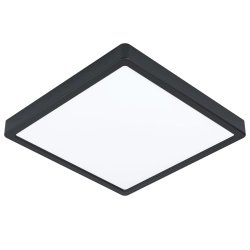 ARGOLIS 2 Plafon LED 28,5 x 28,5 cm czarny IP44 oprawa natynkowa 900281 EGLO