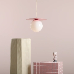 Lampa wisząca LOOP BABY PINK M 1125G18_M Aldex - zdjęcie produktu