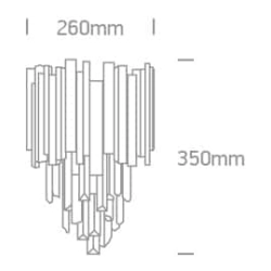 kinkiecik.pl Urla K 60132 dekoracyjny mosiężny kinkiet E14 2x8W 100-240V ONE LIGHT