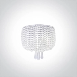 kinkiecik.pl Wan K 60162 dekoracyjny chromowany kinkiet G9 2x9W 100-240V ONE LIGHT
