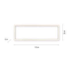 Lampa sufitowa Pure Lines Square Aluminium 6023-95 Paul Neuhaus - zdjęcie dodatkowe 1
