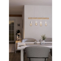 TOWNSHEND Lampa wisząca 4xE27 biała 43704 EGLO