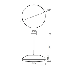 Lampa wisząca Mantra Kazz 8142MA - zdjęcie dodatkowe 1