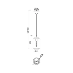 Lampa wisząca Mantra Jarras XS 6199MA - zdjęcie dodatkowe 1