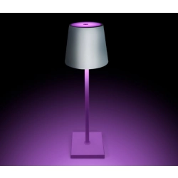 WHITE 3,5W RGB+WW TABLE LAMP RECHARGEABLE USB SOCKET IP54 DIMMABLE 61082/W/RGBW ONE LIGHT