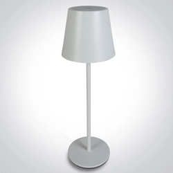 WHITE 3,5W WW TABLE LAMP RECHARGEABLE USB IP54 DIMMABLE 61082B/W/W ONE LIGHT