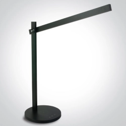 BLACK TABLE LAMP LED 5,5W CCTV DIMMABLE 230V EU PLUG 61108/B/V ONE LIGHT