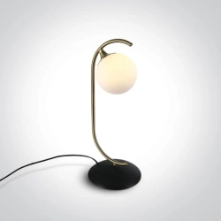 kinkiecik.pl Carla S 61116/BBS matowa mosiężna lampa stołowa z oprawką G9 9W 100-240V ONE LIGHT