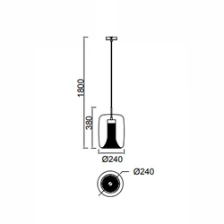 lampa wisząca Mantra Kriss 8526MA - zdjęcie dodatkowe 1