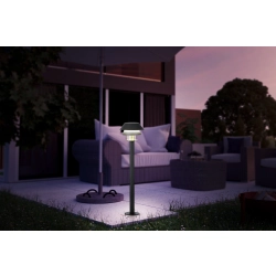 CHIAPPERA Słupek oświetleniowy E27 80 cm czarny zewnętrzna lampa stojąca 900803 EGLO