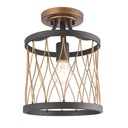 kinkiecik.pl Lampa sufitowa Heston Semi Flush 61497 ENDON
