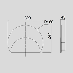 Lampa ścienna Mantra Marmol 8503MA - zdjęcie dodatkowe 1