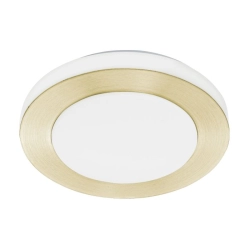CAPRI Plafon łazienkowy LED 30 cm 3000K IP44 mosiądz oprawa sufitowa 900369 EGLO