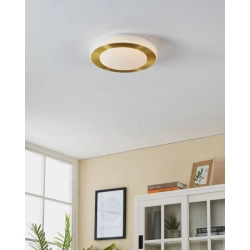 CAPRI Plafon łazienkowy LED 30 cm 3000K IP44 mosiądz oprawa sufitowa 900369 EGLO