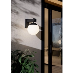 BUFALATA lampa ścienna kinkiet zewnętrzny E27 czarny 900669 EGLO