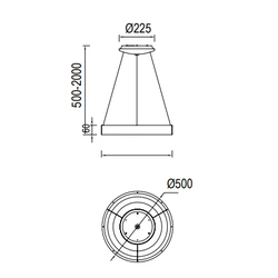 Lampa sufitowa Mantra Niseko II 8572MA - zdjęcie dodatkowe 1