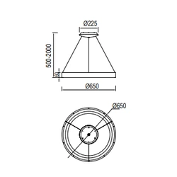Lampa sufitowa Mantra Niseko II 8573MA - zdjęcie dodatkowe 1