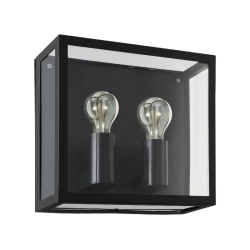 ALAMONTE 1 lampa ścienna kinkiet zewnętrzny 2 x E27 czarny 900698 EGLO