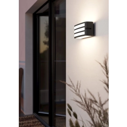 CAMARDA lampa ścienna kinkiet zewnętrzny E27 antracyt IP54 900811 EGLO