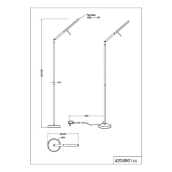 Lampa podłogowa FILIGRAN – 420490107 TRIO - zdjęcie produktu