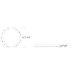 BLACK PLAFON 32W CCTV IP20 230V 62006B/B/V ONE LIGHT