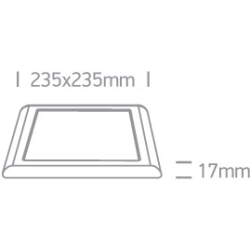 Oprawa podtynkowa Surface/Recessed Panels 62116FA/W/W ONE LIGHT