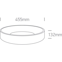 kinkiecik.pl The LED Decorative Plafo Round 62132N/BBS/W ONE LIGHT