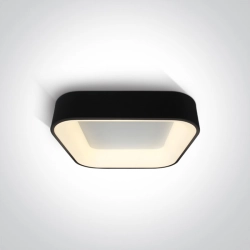 BLACK SQUARE PLAFON LED 38W CCTV IP20 230V DIMMABLE 62132NA/B/V ONE LIGHT