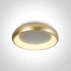 BRUSHED GOLD PLAFON LED 30W CCTV IP20 230V DIMMABLE 62134N/BGL/V ONE LIGHT