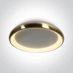 kinkiecik.pl Aidoni 4 62144N/BBS/W plafon LED 3000K 50W matowy mosiądz; zasilacz 1200mA w komplecie ONE LIGHT