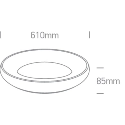 kinkiecik.pl Aidoni 4 62144N/BBS/W plafon LED 3000K 50W matowy mosiądz; zasilacz 1200mA w komplecie ONE LIGHT