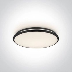 kinkiecik.pl Aidonia 62154/B/W czarny plafon LED 3000K 24W; nieściemnialny zasilacz LED w zestawie ONE LIGHT
