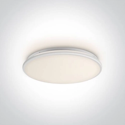kinkiecik.pl Aidonia 62154/W/W biały plafon LED 3000K 24W; nieściemnialny zasilacz LED w zestawie ONE LIGHT