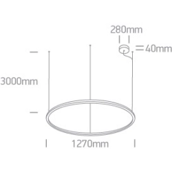 kinkiecik.pl LED Circle Rings 62156C/BBS/W ONE LIGHT