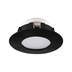 PINEDA oprawa wpuszczana LED 4,9W 3000K czarna IP44 900743 EGLO
