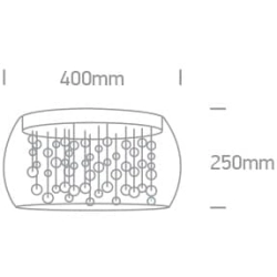kinkiecik.pl Fotoni 62166B dekoracyjna chromowana oprawa sufitowa G9 5x9W 100-240V ONE LIGHT