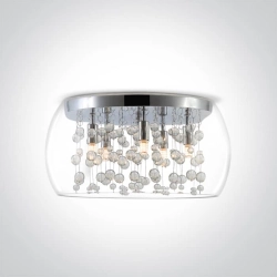 kinkiecik.pl Fotoni 62166B dekoracyjna chromowana oprawa sufitowa G9 5x9W 100-240V ONE LIGHT