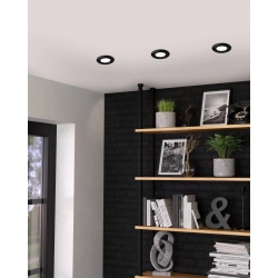 PENETO Oprawa stropowa GU10 LED czarna zestaw 3 szt 900752 EGLO