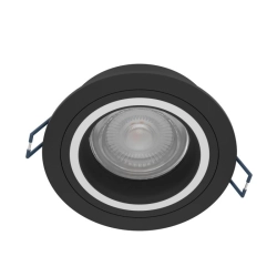 CAROSSO-Z Oprawa wpuszczana LED 5W RGB+TW okrągła czarna Smart Home 900764 EGLO