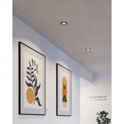 CAROSSO-Z Oprawa wpuszczana LED 5W RGB+TW okrągła czarna Smart Home 900764 EGLO