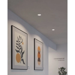 CAROSSO-Z Oprawa wpuszczana LED 5W RGB+TW okrągła biała Smart Home 900766 EGLO