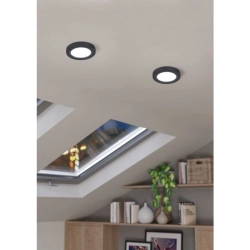 FUEVA FLEX Oprawa wpuszczana LED 5,5W 4000K czarna 900934 EGLO