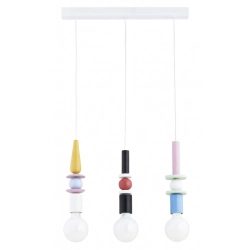 Lampa wisząca LUMIO 3xE27 wielokolorowy 62610 ALFA