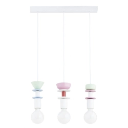 Lampa wisząca LUMIO 3xE27 wielokolorowy 62611 ALFA