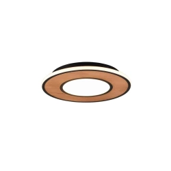 kinkiecik.pl Plafon LED drewno/czarny DEACON 626610232 TRIO