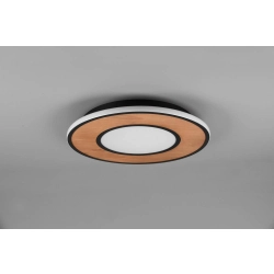 kinkiecik.pl Plafon LED drewno/czarny DEACON 626610232 TRIO