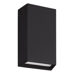 SPONGANO lampa ścienna kinkiet zewnętrzny LED czarny IP65 900886 EGLO
