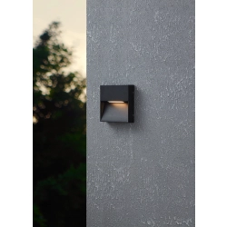 MARUGGIO lampa ścienna kinkiet zewnętrzny LED czarny IP65 900889 EGLO