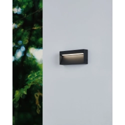 MARUGGIO lampa ścienna kinkiet zewnętrzny LED czarny IP65 900891 EGLO