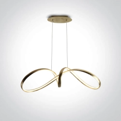 kinkiecik.pl Lides 63062/BS mosiężna lampa wisząca LED 36W 230V 3000K; w komplecie z zasilaczem 24V ONE LIGHT